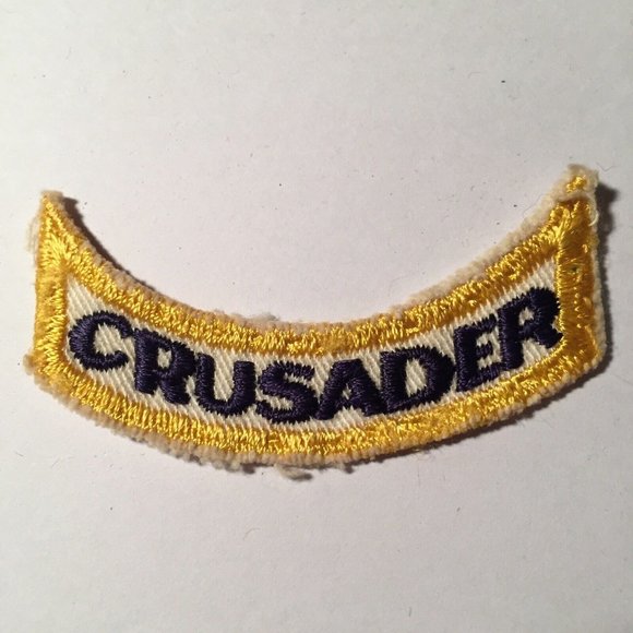 Crusader Embroidered Sew On Patch Emblem Crest Military Navy Religious Christian - Picture 1 of 10